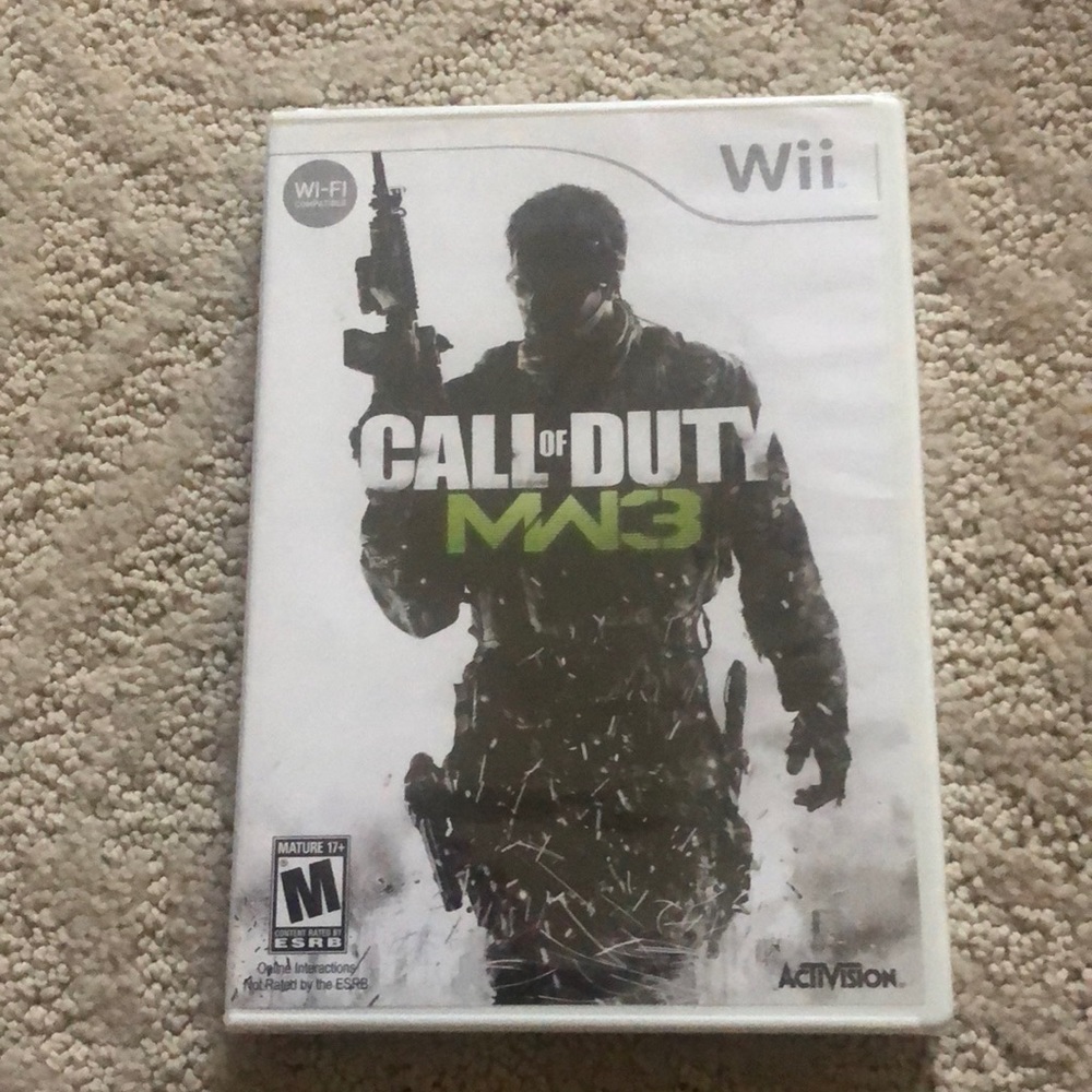 NWT Wii Call of Duty MW3